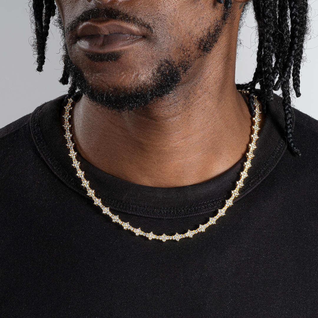 Moissanite S925 Honeycomb Tennis Chain