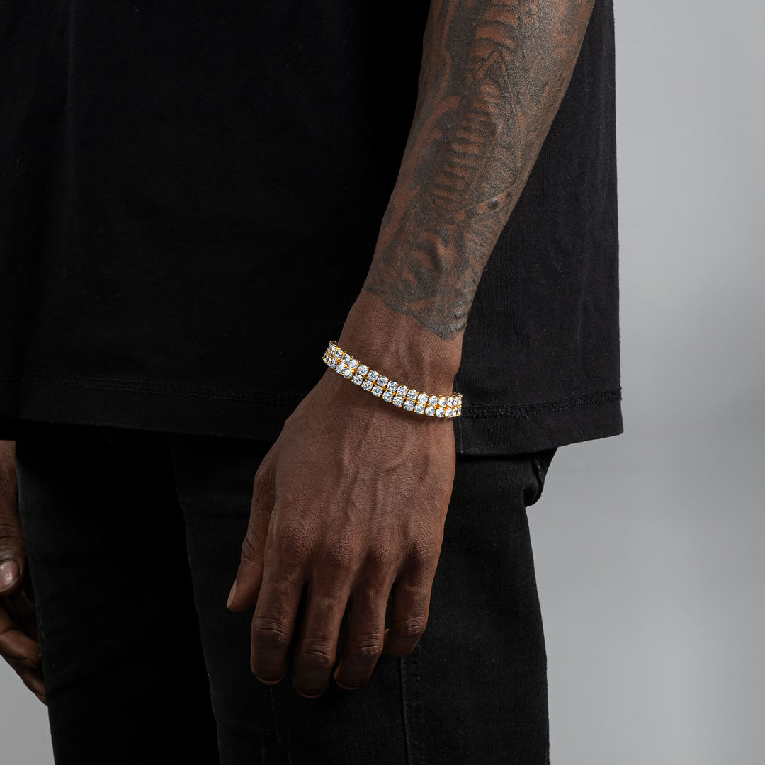 Moissanite S925 Double Row Tennis Bracelet