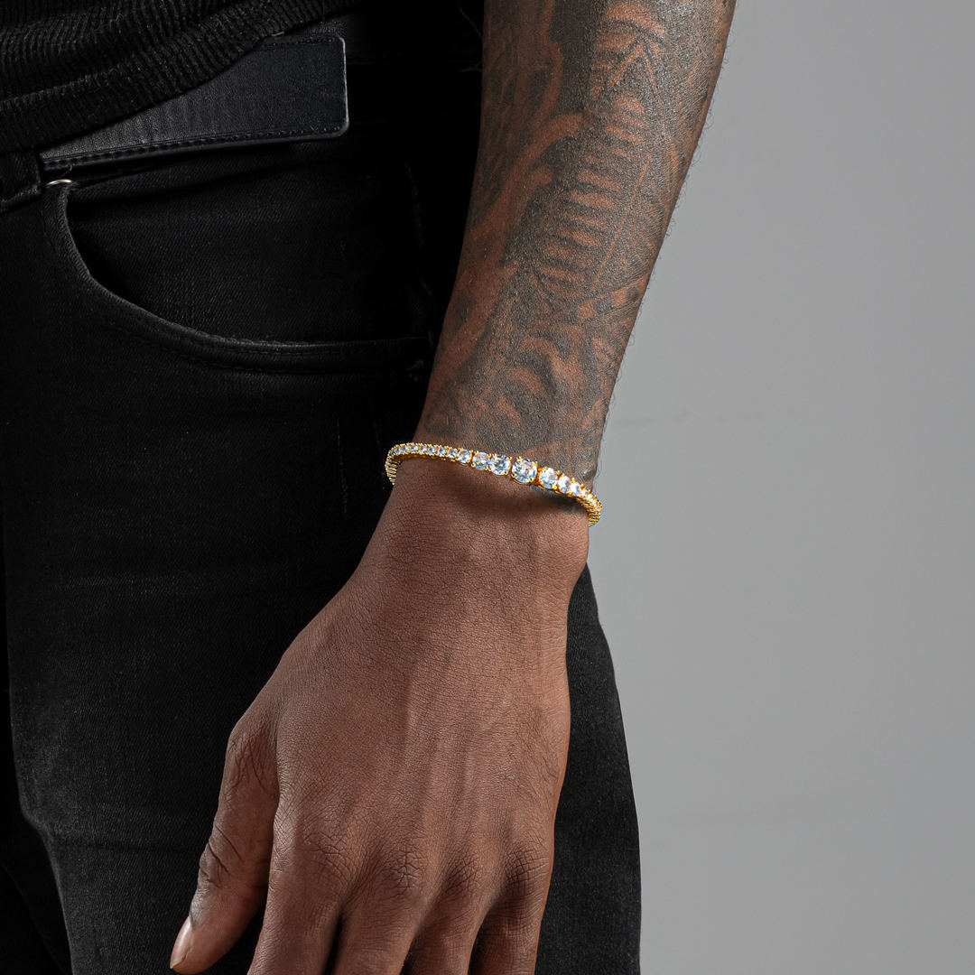 Moissanite S925 Graduated Tennis Bracelet