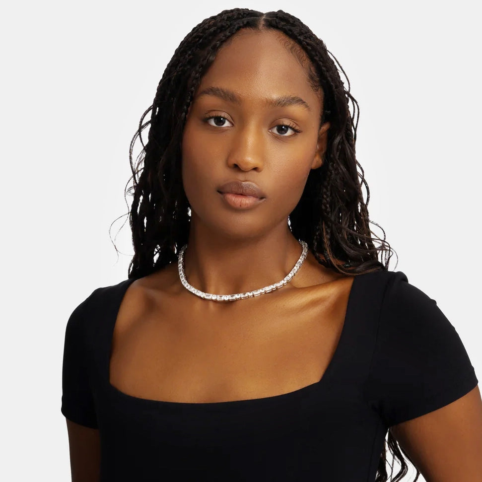 Moissanite S925 Emerald & Round Cut Tennis Chain