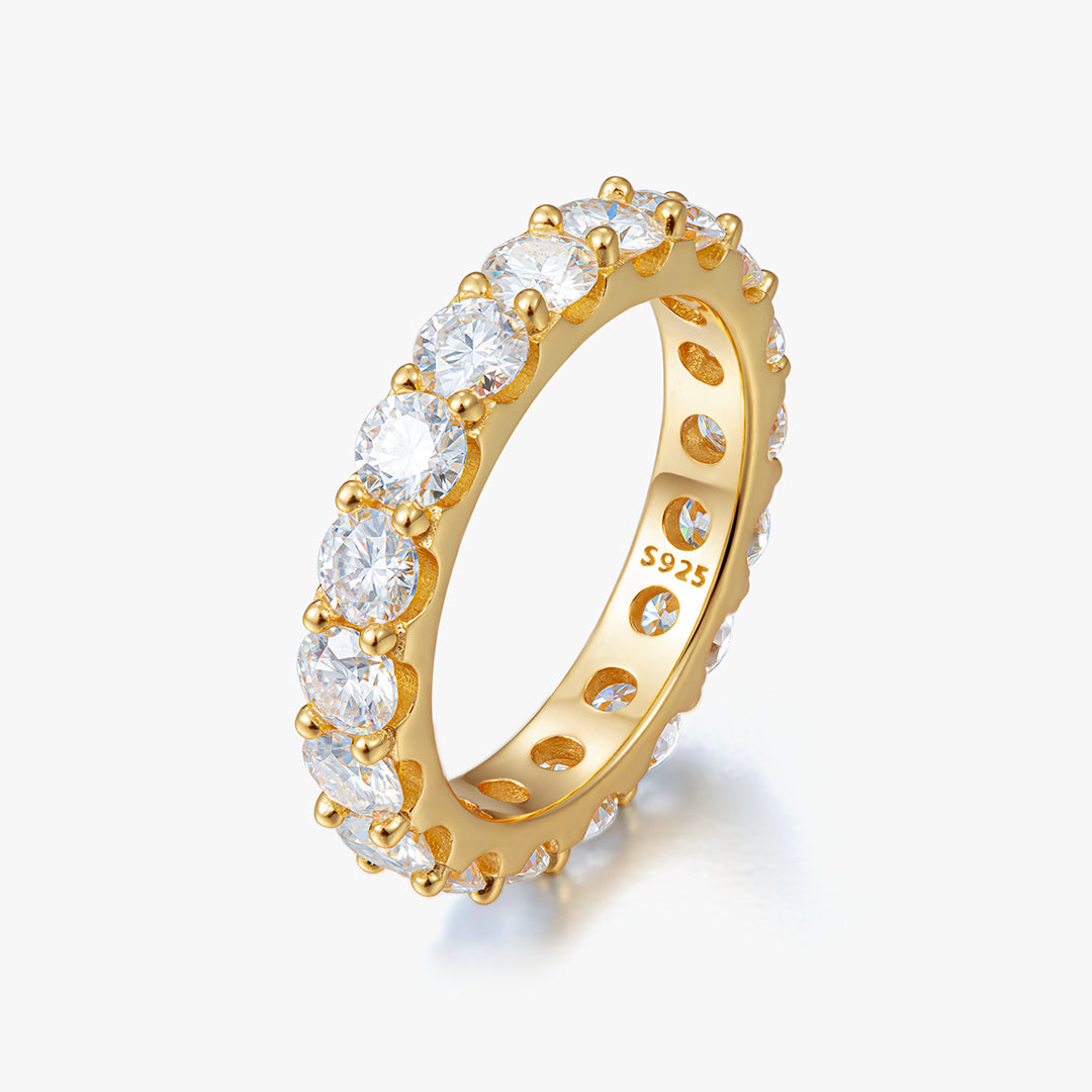 Moissanite S925 4mm Tennis Ring
