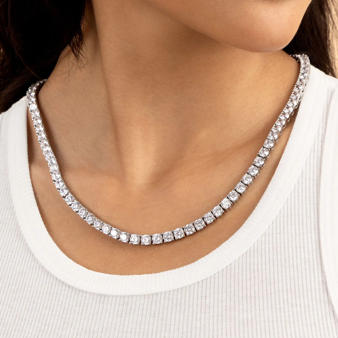 Moissanite S925 5mm Tennis Chain – Exquisite Design, Brilliant