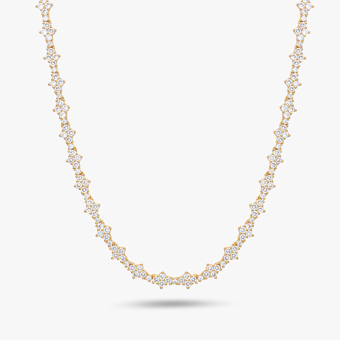 Moissanite S925 Honeycomb Tennis Chain